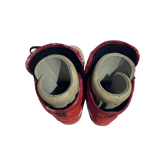 Burton Freeride Lace Up Snowboard Boots Mens Size 8 Red Gray White - Picture 9 of 9